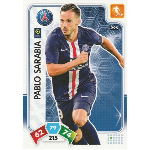 Carte Panini Foot - N° 295 - Adrenalyn Xl 2020 / 2021 - Pablo Sarabia - Paris