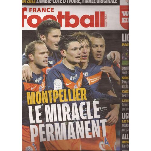 France Football 3435 Bis, Montpellier, Paris-Sg, Caen, Sochaux, Gourcuff, Maazou, Dieter Müller...