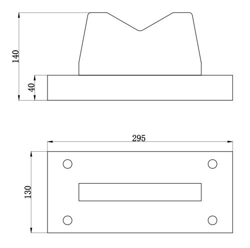 Bloc en V presses d'atelier 75 t 295 x 130 x 140mm MW Tools PBL75T