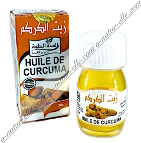 Huile De Curcuma 100% Pure & Naturelle Turmeric Oil, Aceite De Cúrcuma 