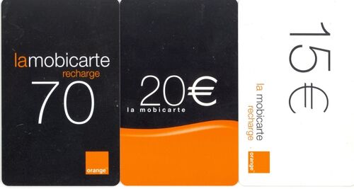 Lot  De 3 Mobicartes 70 20 15