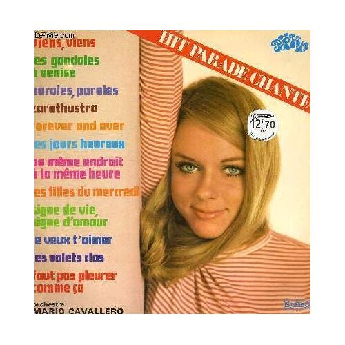 Disque Vinyle 33t Viens Viens, Paroles Paroles, Also Sprach Zarathustra, Faut Pas Pleurer Comm'ca, Les Volets Clos, Signe De Vie - Signe D'amour, Les Gondoles A Venise, Forever And Ever ...
