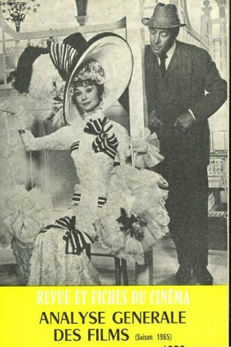 Revue Et Fiches Du Cinema, Le Bi-Mensuel Catholique Du Cinema. Analyse Generale Des Films (Saison 1965). Supplement Au N°247-326, 1er Janvier 1966.