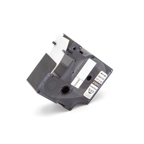 vhbw Ruban remplacement pour Dymo 1805433 pour imprimante d'étiquettes 5,5m x 24mm Noir sur Transparent, polyester