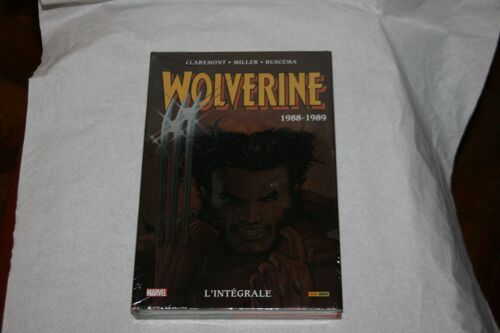 Wolverine - L'intégrale 1988-1989 - Claremont Miller Buscema Marvel Panini Comics