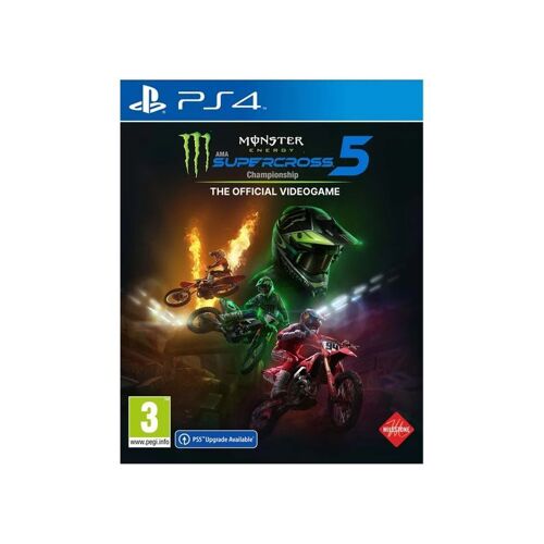 Monster Energy Supercross 5 Standard Anglais, Espagnol, Italien, Français, Allemand, POR-BRA PS4