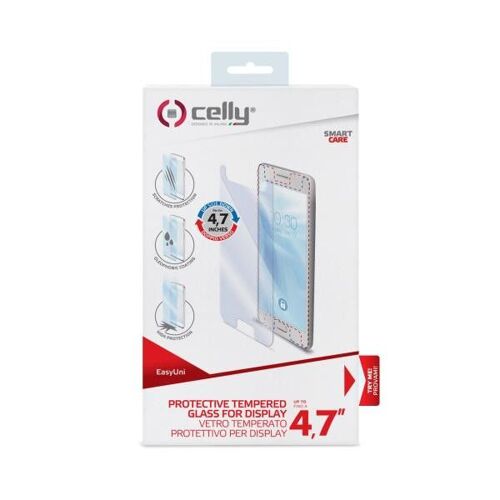 Celly Easyuni47 Protezione Per Schermo Pellicola Proteggischermo Trasparente Universale 1 Pz