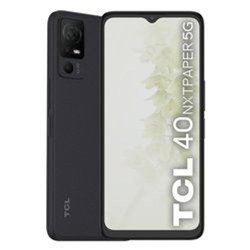 TCL 40 NXTPAPER 5G 6.6" Double SIM hybride Android 13 USB Type-C 6 Go 256 Go 5000 mAh Noir