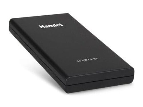 Hamlet HXD25U30 Boîtier de disques de stockage Boîtier HDD Noir 2.5