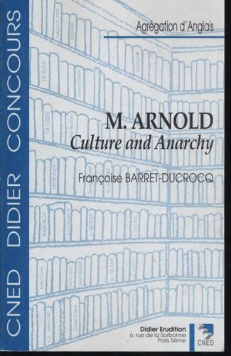 M. Arnold Culture And Anarchy