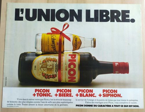 Publicité Papier - Liqueur À L'orange Picon De 1979