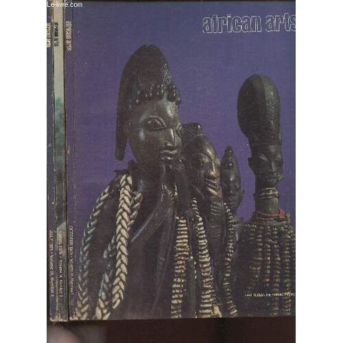 African Arts Volume Ix N°1, 3, 4 (3 Volumes, N°2 Manquant)