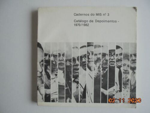 Cadernos Do Mis [Museu De Imagem E Som] No.3: Catalogo De Depoimentos, 1970-1982