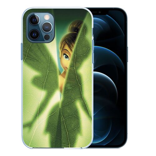 Coque Pour Iphone 12 Pro - Fée Clochette Feuille