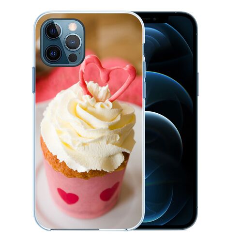 Coque pour iPhone 12 PRO - Cupcake Rose