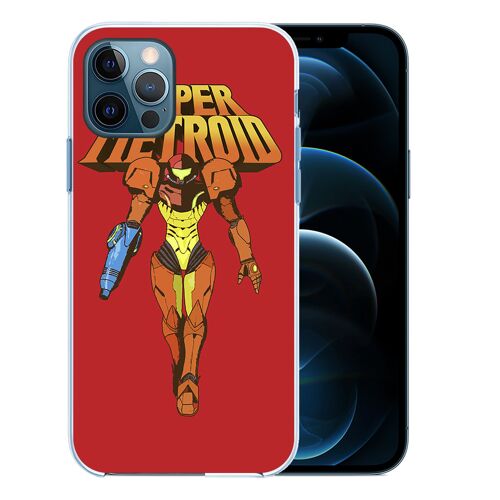 Coque Pour Iphone 12 Pro - Super Metroid Vintage