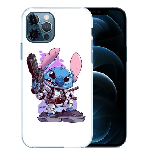 Coque Pour Iphone 12 Pro Max - Stitch Deadpool