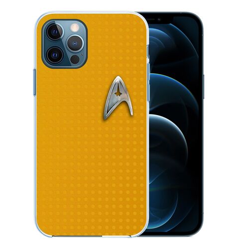 Coque pour iPhone 12 PRO - Star Trek Jaune