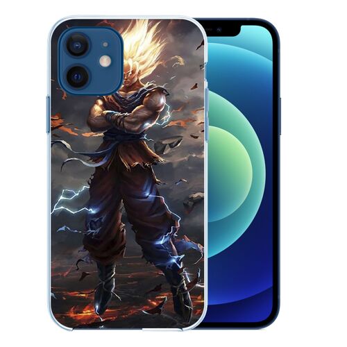 Coque pour iPhone 12 - Dragon Ball Super Saiyan