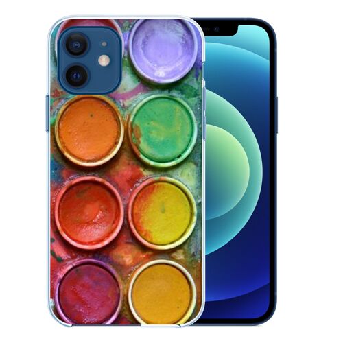 Coque pour iPhone 12 mini - Palette Peinture