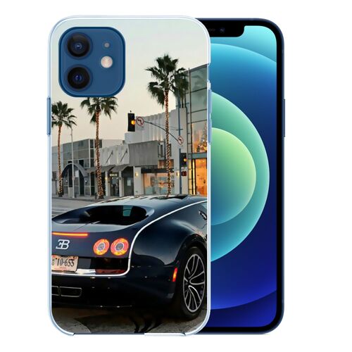 Coque pour iPhone 12 - Bugatti Veyron City