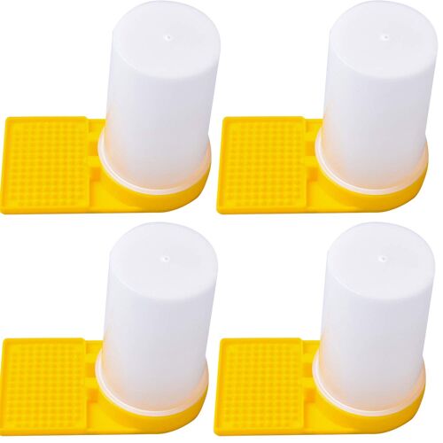 Paquet De 4 Mangeoires D'abeilles Ruche Apiculture Distributeur D'eau Miel Ruche Entrée Mangeoire Apiculteur Outils