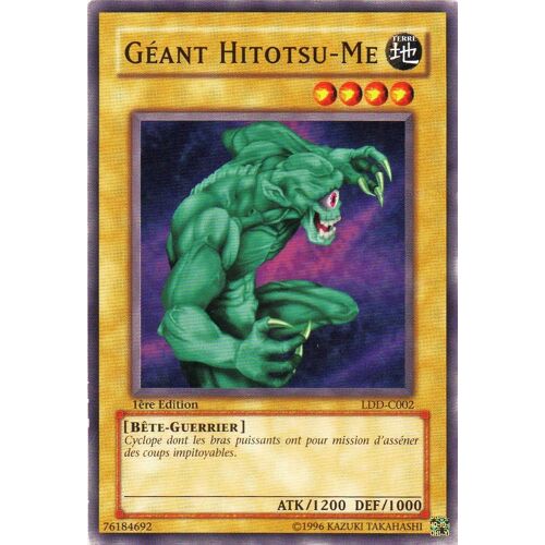 Yu-Gi-Oh Géant Hitotsu-Me Ldd-C002 Commune