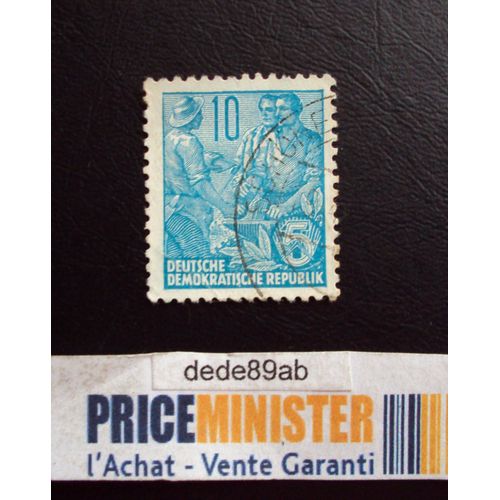 Allemagne..10 Deutsche Démokratische Républik. Oblitéré.