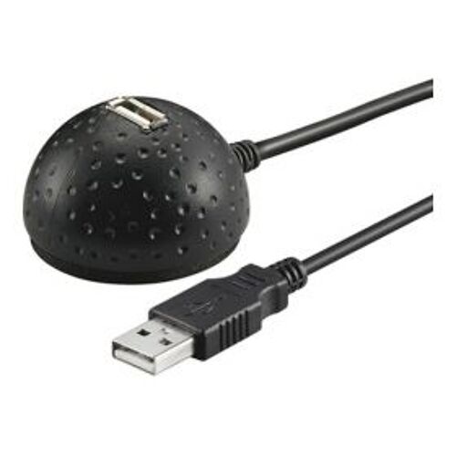 Goobay USB Verl AA 150 MA. HiSpeed 2.0 1.5m câble USB 1,5 m USB A Noir