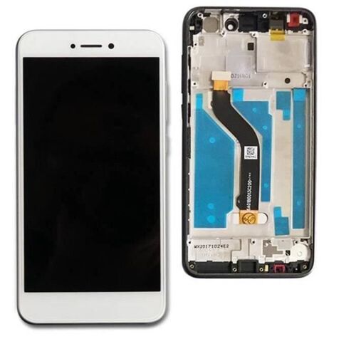 Écran Lcd Vitre Tactile Avec Châssis Pour Huawei P9 Lite 2017(Blanc) La31711
