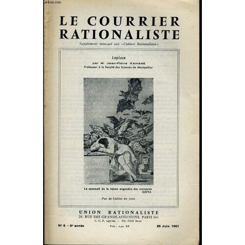 Le Courrier Rationalisten°6 : Laplace