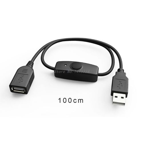 Câble D'extension Usb 2.0, Synchronisation Des Données, Avec Indicateur Marche/Arrêt, Pour Raspberry Pi, Pc, Ventilateur, Lampe Led
