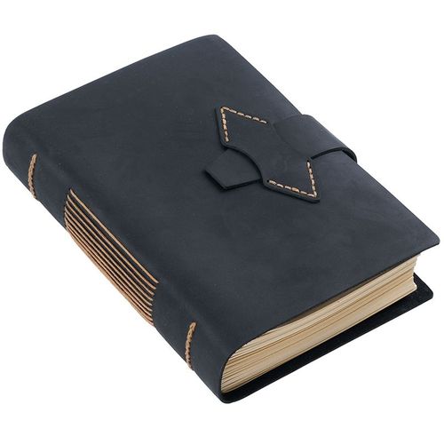 Carnet De Notes Rétro Premier Étage En Cuir De Vache, Fait À La Main, A5 Papier Kraft, Carnet De Croquis Créatif, New-A5