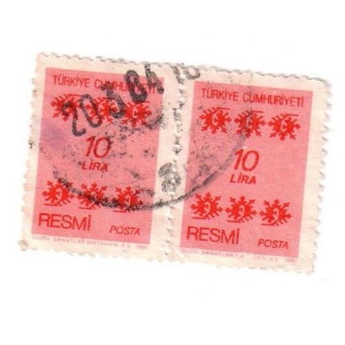 2 Timbres Oblitérés : Turquie