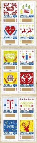 France 2018, Très Belle Bande Carnet Neuve** Luxe Yvert 1641, 12 Timbres 1641 À 1652 Avec Le Timbre À Gratter, Envoyez Plus Que Des V?Ux. Auto-Adhésifs, Validité Permanente, Collection Ou Affranchts.