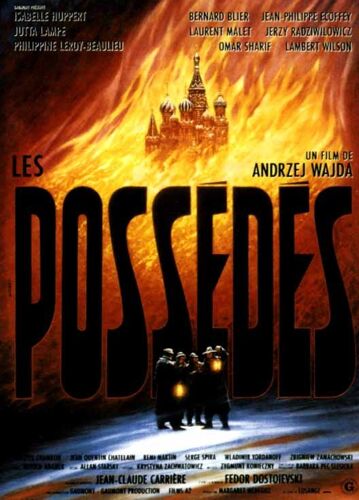 Les Possédés - Affiche Originale De Cinéma - Format 120x160 Cm - De Andrzej Wajda Avec Isabelle Huppert, Jutta Lampe, Philippine Leroy-Beaulieu, Bernard Blier - Année 1988