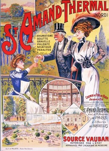 Affiche Saint Amand-Thermal