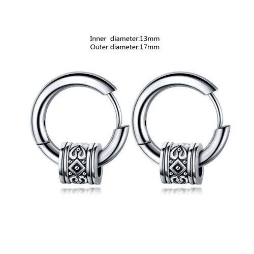 Boucles D'oreilles Conviviale Rées En Acier Au Titane Pour Hommes Et Femmes, Bijoux Tendance Pour Étudiants, Hip-Hop, Populaires, Nouvelle Personnalité, Hypoallergéniques