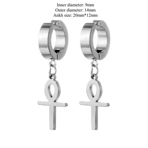 Boucles D'oreilles Conviviale Rées En Acier Au Titane Pour Hommes Et Femmes, Bijoux Tendance Pour Étudiants, Hip-Hop, Populaires, Nouvelle Personnalité, Hypoallergéniques