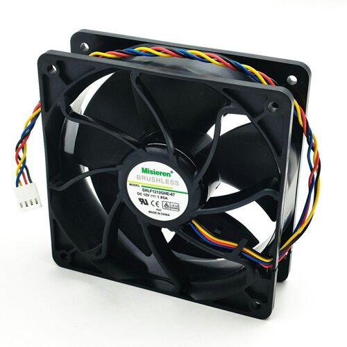 Mini ventilateur de refroidissement pour processeur d'ordinateur, cc 12V, 1,85 a, 38MM, 120x120x38mm, petit ventilateur d'extraction dédié pour imprimante 3D