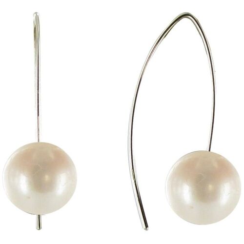Les Poulettes Bijoux - Boucles D'oreilles Perle De Culture 11 Mm Courtes - Classics