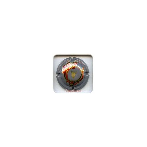 Capsule De Champagne Vranken Quart Gris Fonce Boucle Marron
