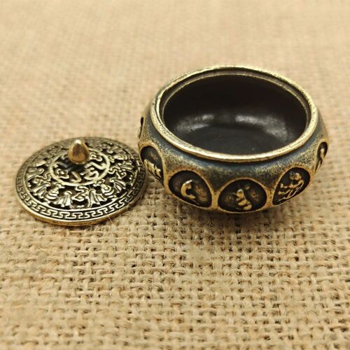 Mini brûleur d'encens en cuivre, 12 signes du zodiaque chinois, encensoir, sculpture de bâtons d'encens ménagers, encensoir à bobine, ornement de bureau