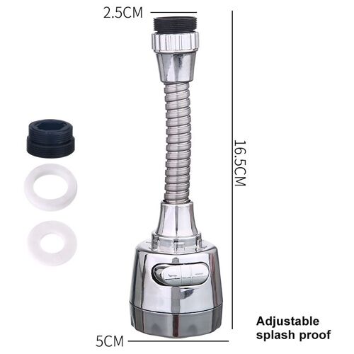 Aérateur de robinet à 2 Modes, buse rotative, robinet Flexible mobile, pomme de douche, diffuseur, Booster réglable, accessoires de cuisine