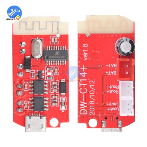 Carte amplificateur Audio numérique Bluetooth USB 3.7-5V 3W, double plaque, haut-parleur Bluetooth sans fil, Module de contrôle du Volume sonore