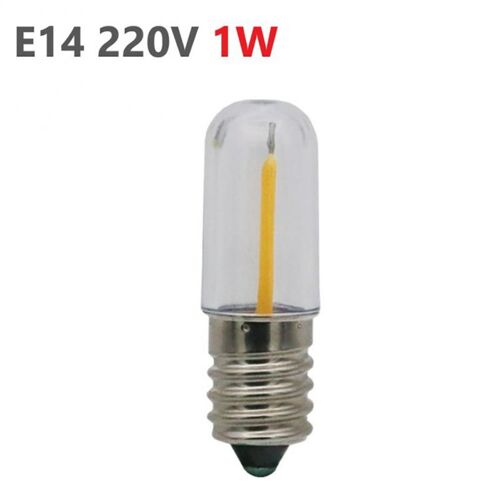 Mini Ampoule Led E14 Super Lumineuse, 1w 2w 3w, Variable, Réfrigérateur, Congélateur, Filament, Économie D'énergie, Mini Lampe Suspendue