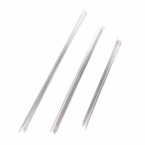 Aiguilles À Perles 80/100/120mm, 40 Pièces, Cordon D'enfilage, Outils De Bijouterie Fine, Haute Qualité, Artisanat, Fabrication D'accessoires, Bricolage