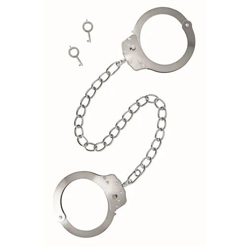 Menottes pour chevilles en métal pour utilisateurs confirmés - CC570415008020 - Gris Couleur : Gris