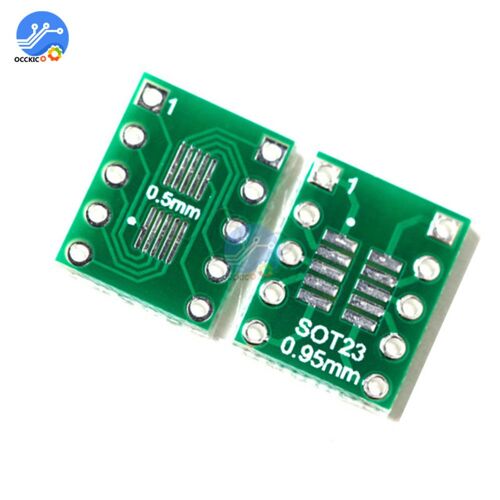 Convertisseur De Carte Pcb, Adaptateur Dip Ic Sot23 Ssop10 Msop10 Umax À 0.5/0.95mm 10 Pièces