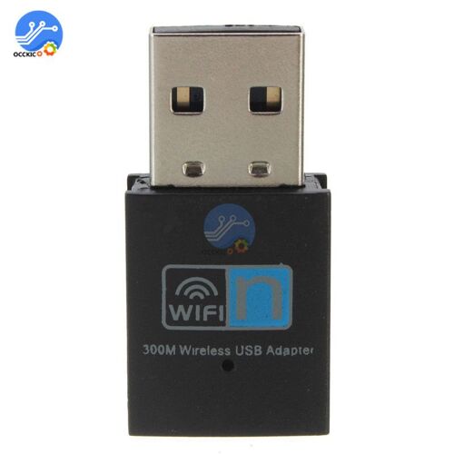Adaptateur de carte réseau sans fil, Mini USB 300, 2.0 Mbps, Interface RTL8192, dongle Wifi LAN, XC1289 OFDM CCK 16-QAM 64-QAM DSSS